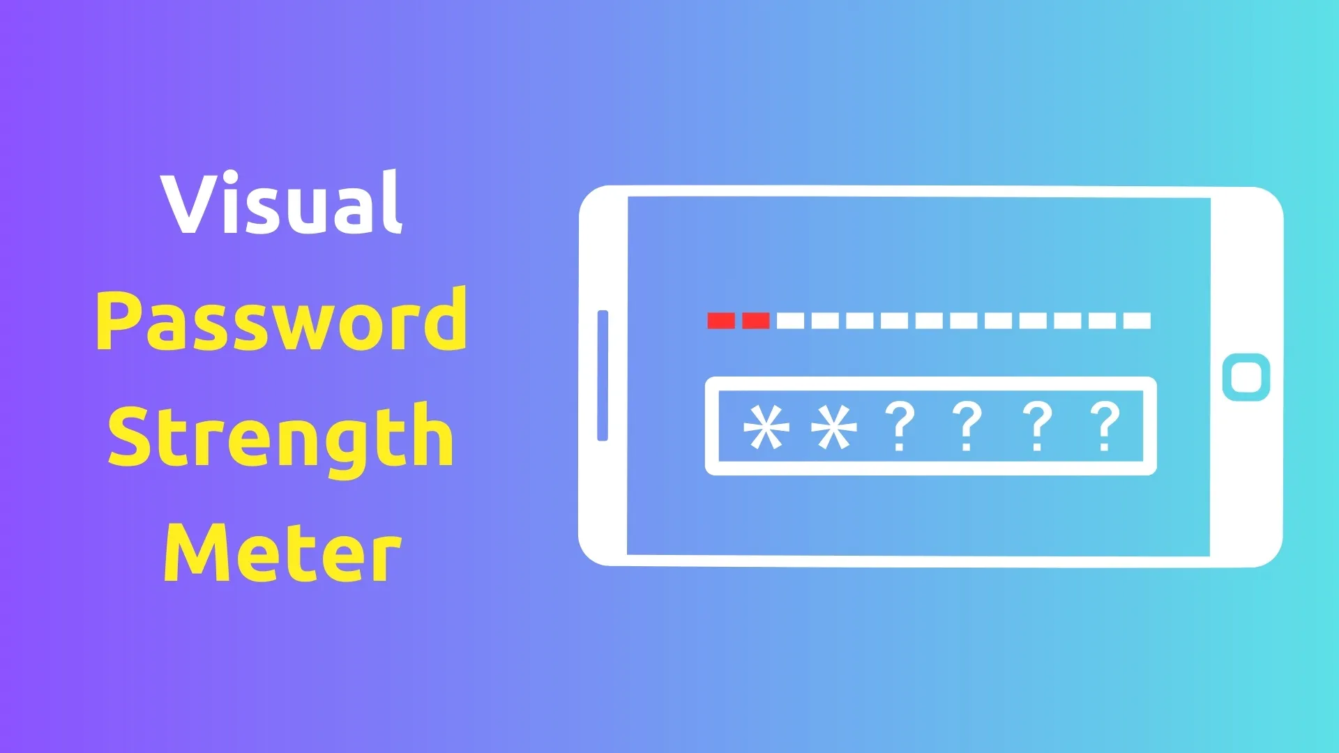 Visual Password Strength Meter in Android